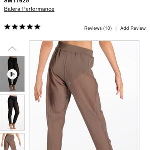 Mesh dance joggers women's medium